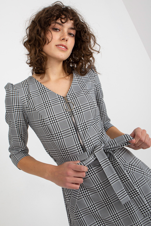 Bílé a černé kostkované koktejlové...