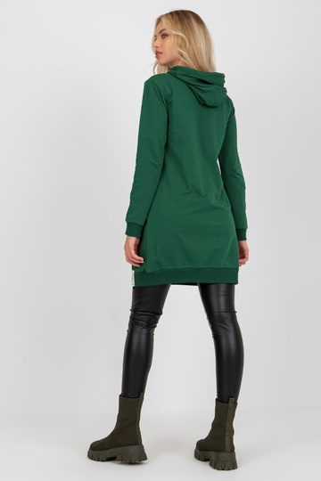 Tmavě zelené basic mikinové... 2