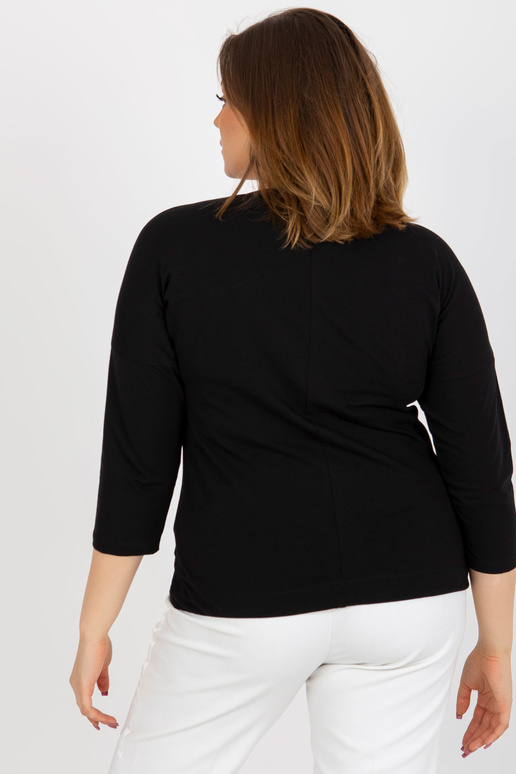 Černá dámská halenka velké velikosti...