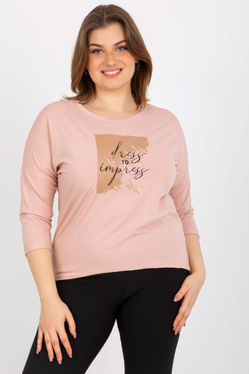 Světle růžová halenka velké...