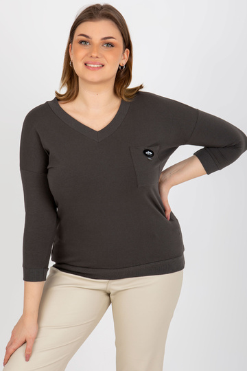 Halenka s výstřihem do V... 2