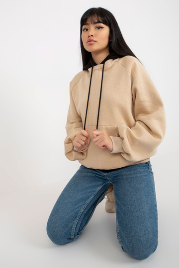 Béžovo-černá mikina...