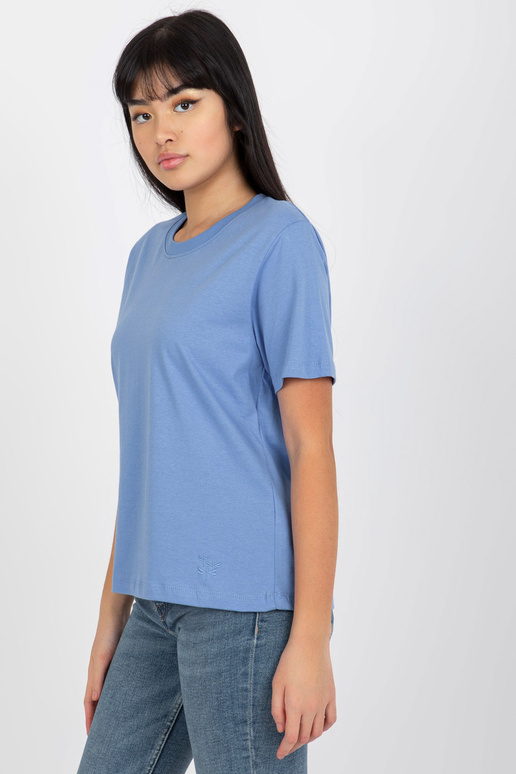 Modré klasické tričko z bavlny MAYFLIES