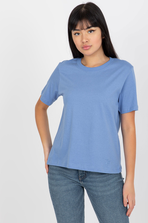 Modré klasické tričko z bavlny MAYFLIES