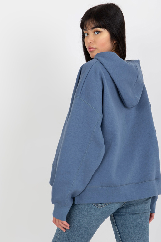 MODRÁ MIKINA CASUAL MAYFLIES S MIKINOU