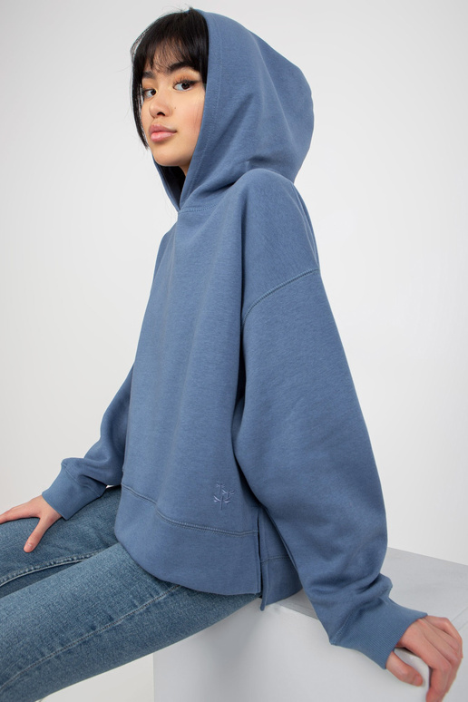 MODRÁ MIKINA CASUAL MAYFLIES S MIKINOU