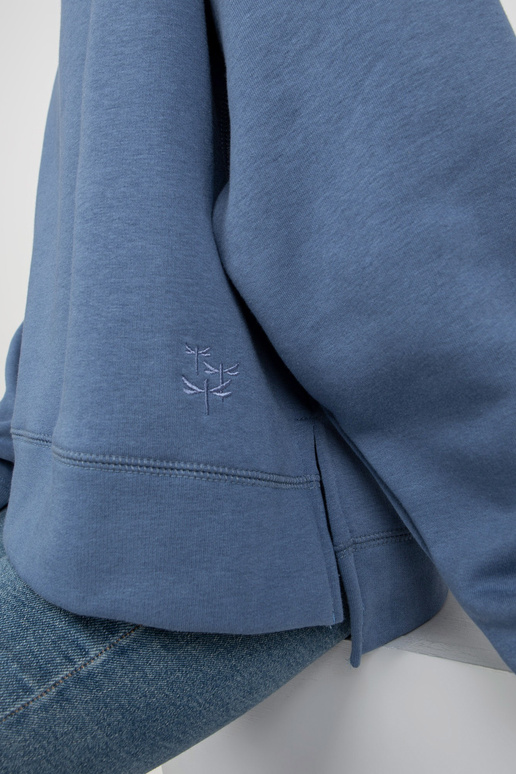 MODRÁ MIKINA CASUAL MAYFLIES S MIKINOU