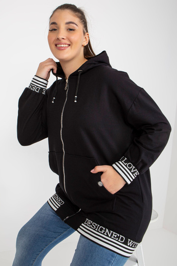 Černá dámská mikina na zip... 2