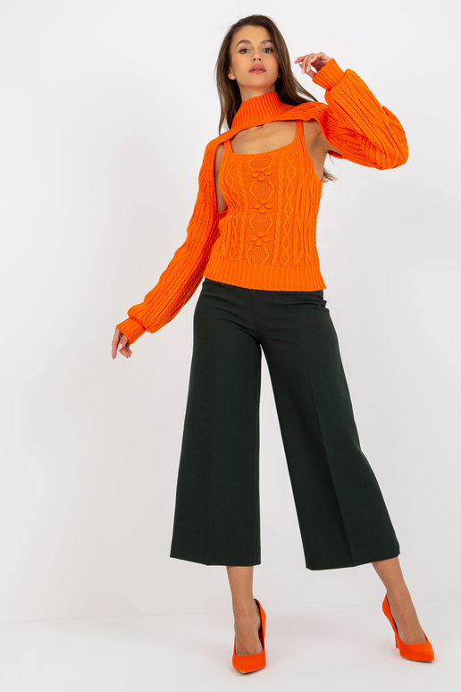 Oranžová souprava s prachovým...