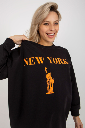 Bluza VI-BL-3212.15X ČERNÁ/ORANŽOVÁ 2