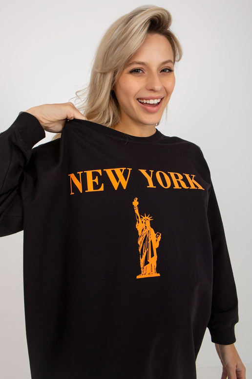 Bluza VI-BL-3212.15X ČERNÁ/ORANŽOVÁ