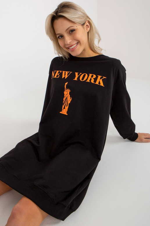 Bluza VI-BL-3212.15X ČERNÁ/ORANŽOVÁ