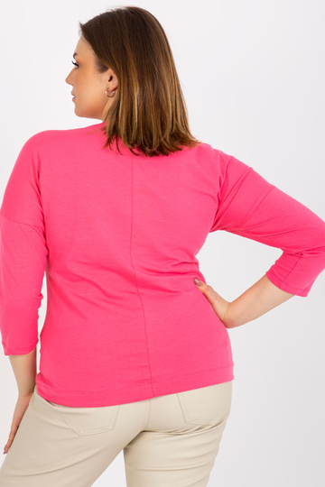 Růžová dámská halenka větší... 2