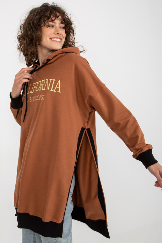 Bluza VI-BL-327,70P SVĚTLE HNĚDÁ