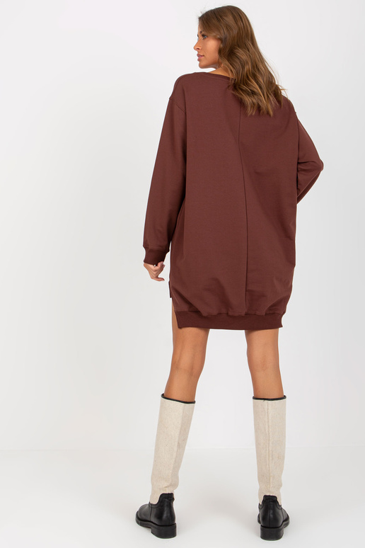 Bluza VI-BL-3102.01P D.HNĚDÁ/ORANŽ