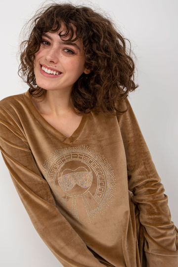 Velurový set Camel dámský s...