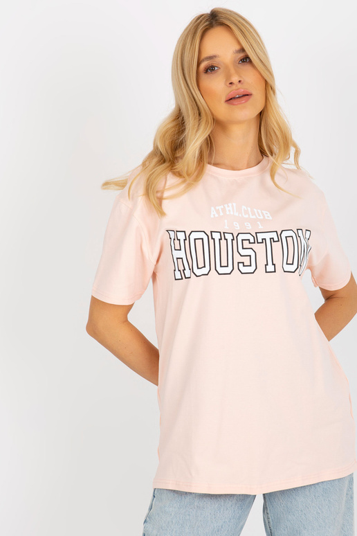 Světlé broskvové dámské volné tričko... Světlé broskvové dámské volné tričko...