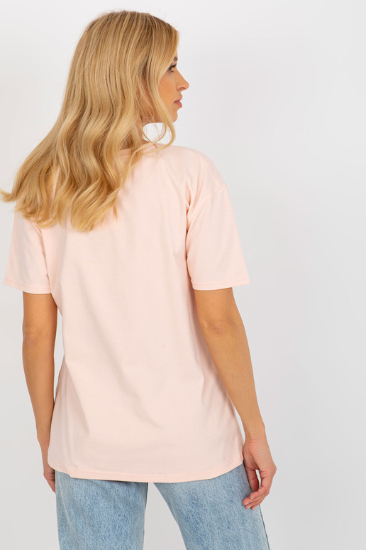 Světlé broskvové dámské volné tričko... Světlé broskvové dámské volné tričko...