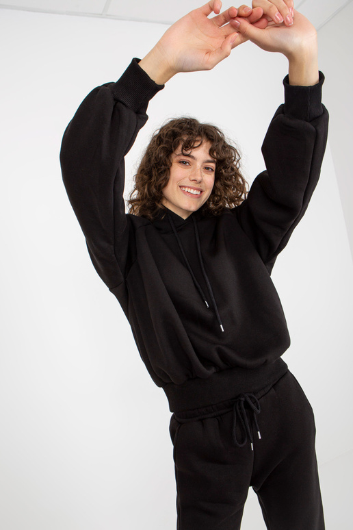 Černá dvoudílná mikina set basic... Černá dvoudílná mikina set basic...