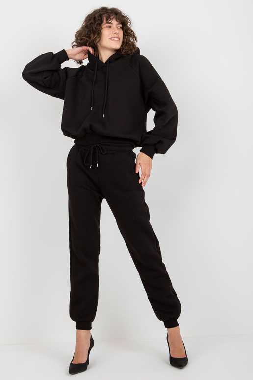 Černá dvoudílná mikina set basic... Černá dvoudílná mikina set basic...