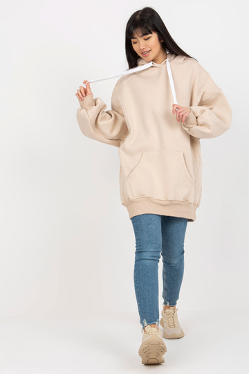 Béžová mikina dlouhá mikina... 2