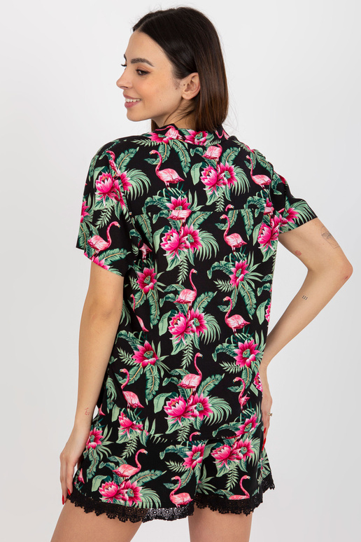 Košilová halenka s potiskem a...