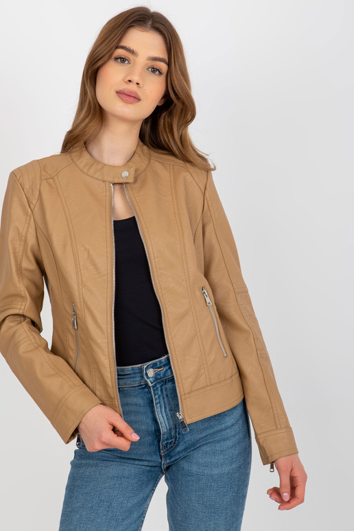 Lehká motorkářská bunda z ekokůže z...