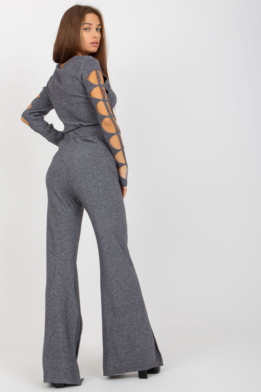 Spodnie VI-SP-20271.97 TMAVĚ ŠEDÁ