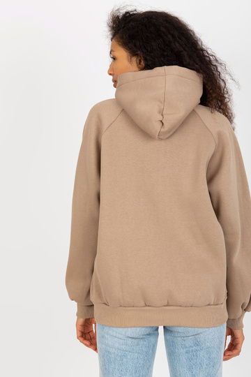 Tmavě béžová oversize...