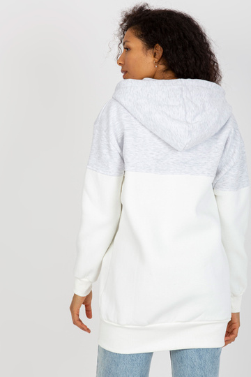 Šedo-ecru mikina dlouhá... 2