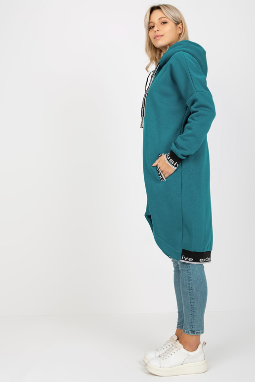 Dlouhá mořská mikina Mayar s kapucí