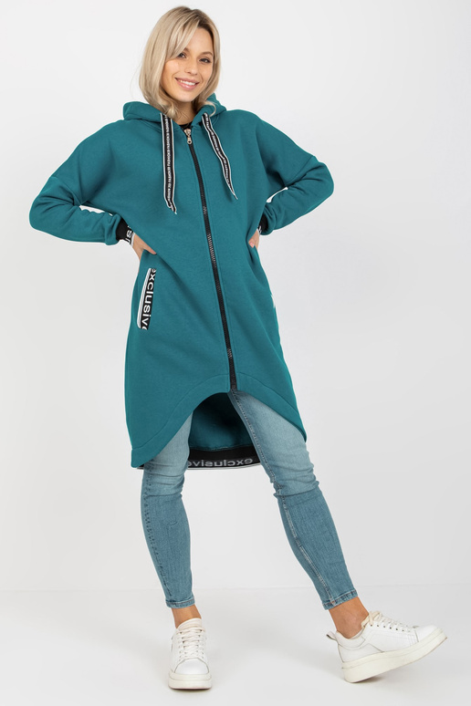 Dlouhá mořská mikina Mayar s kapucí