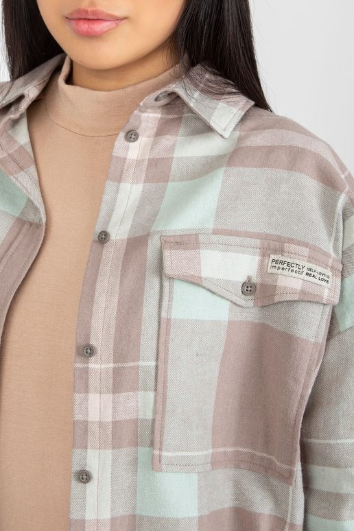 Košile-D71720W11085A-tmavě béžová