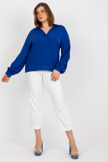 Tmavě modrá košilová...