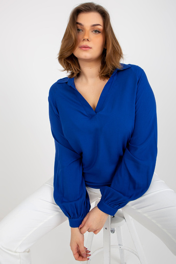 Tmavě modrá košilová... 2