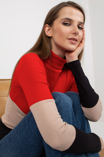 Červenočerná basic halenka... 2