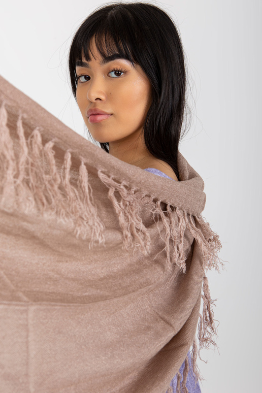 Šátek-AT-SZ-1285.65P-tmavě béžový Šátek-AT-SZ-1285.65P-tmavě béžový