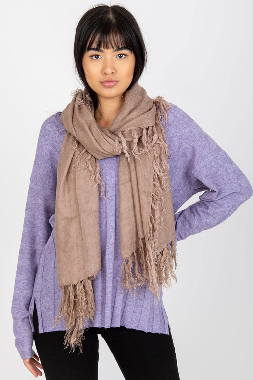 Šátek-AT-SZ-1285.65P-tmavě béžový Šátek-AT-SZ-1285.65P-tmavě béžový