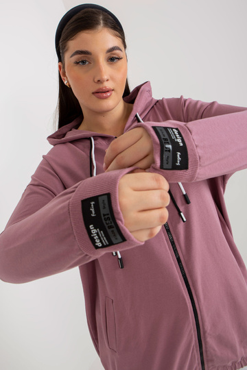 Špinavě růžová mikina větší... 2