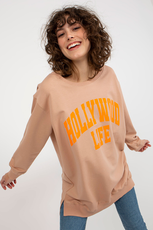 Bluza VI-BL-3102.01P BÉŽOVÁ/ORANŽOVÁ