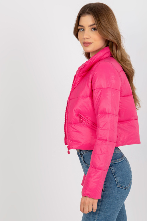 Růžová krátká přechodná prošívaná... Růžová krátká přechodná prošívaná...