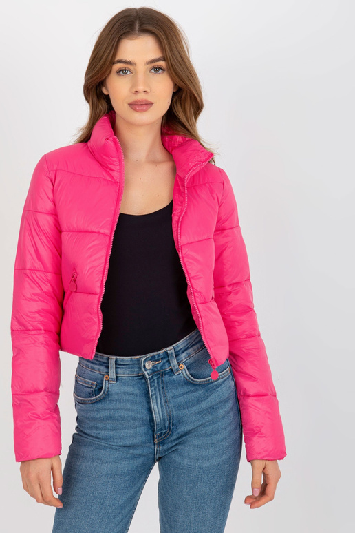 Růžová krátká přechodná prošívaná... Růžová krátká přechodná prošívaná...