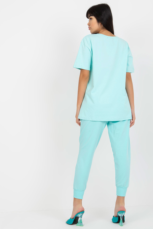 Mint volné tričko s nápisem Mint volné tričko s nápisem