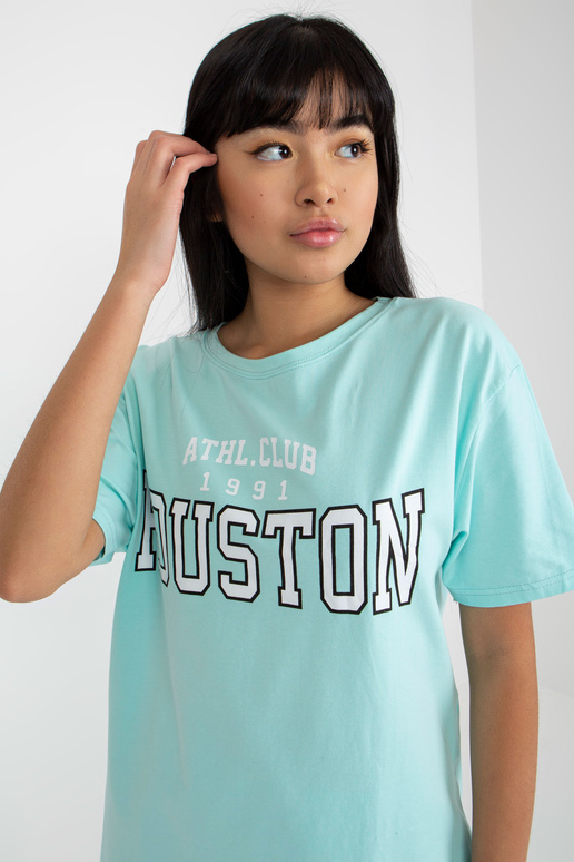 Mint volné tričko s nápisem Mint volné tričko s nápisem