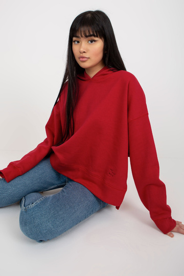 Červená mikina s kapucí a... 2