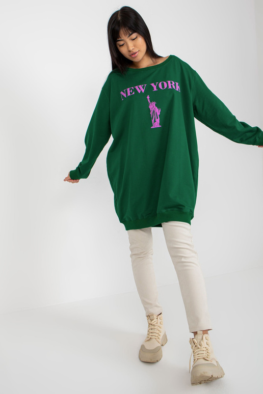 Bluza VI-BL-3212.15X D.ZELENÁ/FIALOVÁ
