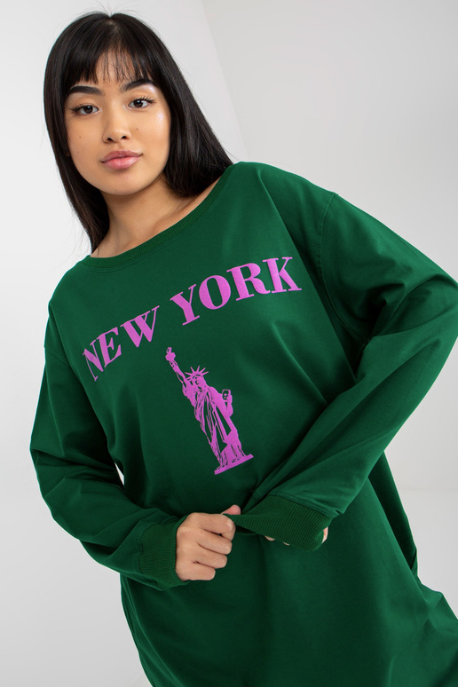 Bluza VI-BL-3212.15X D.ZELENÁ/FIALOVÁ Bluza VI-BL-3212.15X D.ZELENÁ/FIALOVÁ