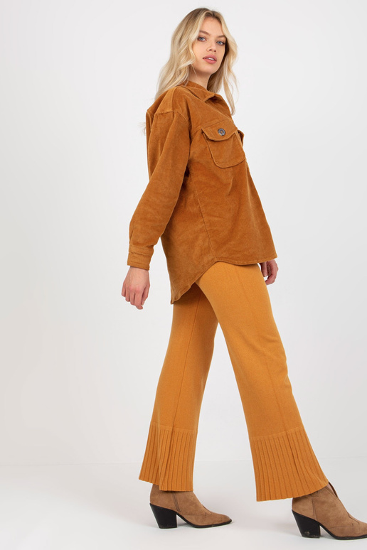 Světle hnědá manšestrová košile Amala...