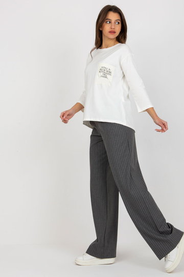 Ecru bavlněná ležérní...