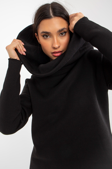 Černá základní mikina s...